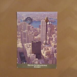 Vintage Hilton International Sydney Australia Hotel VTG Postcard